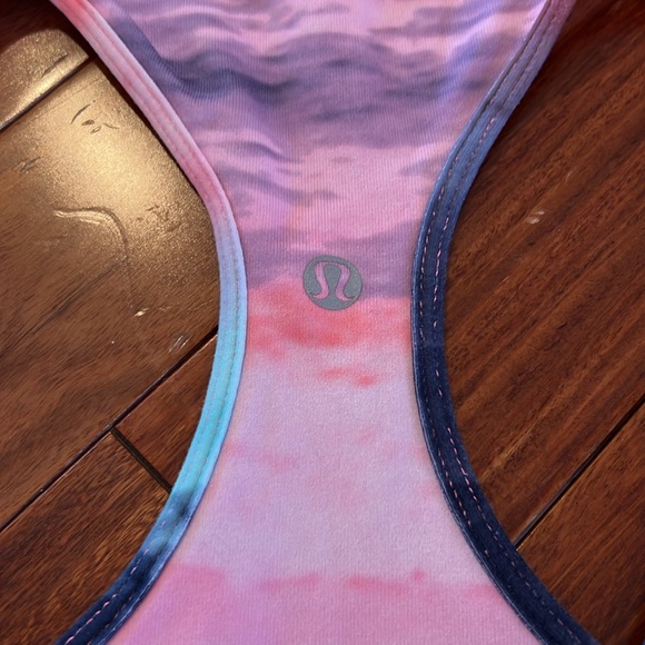 Sunset color lululemon tank. Likely size 12. - Picture 3 of 3